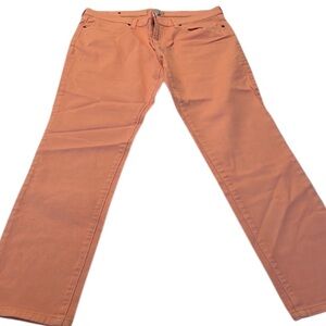 Banana Republic size 14 jeans coral classic high waist straight leg skinny
